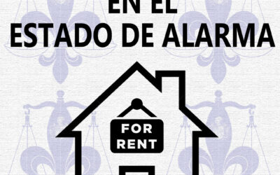 MORATORIA PARA EL ALQUILER EN EL ESTADO DE ALARMA